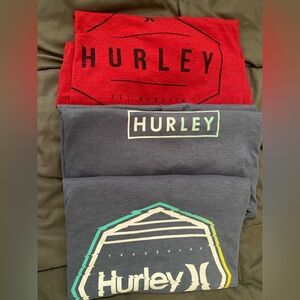 Lot of 3 Hurley T shirts